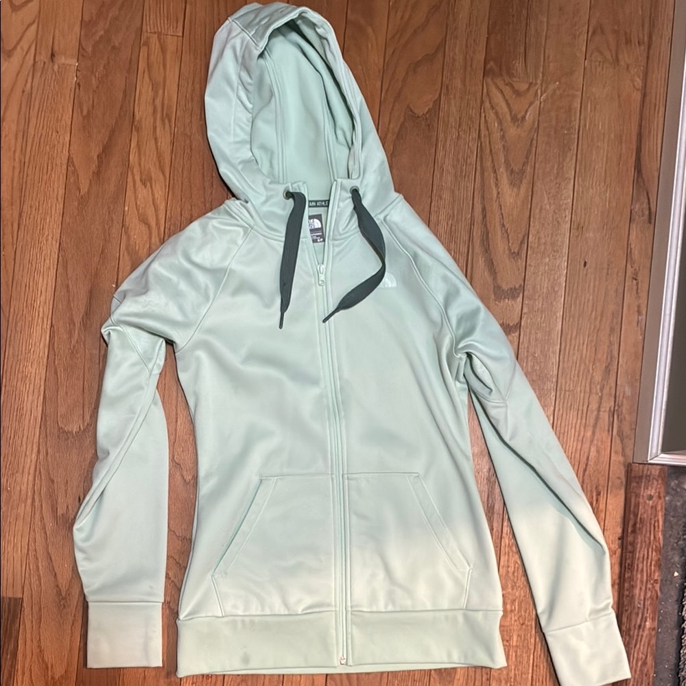 Women's The North Face Mint Green Hoodie Jacket
